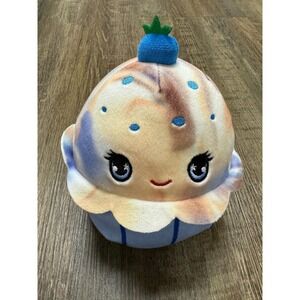Squishmallows Scented Blueberry Muffin Plush Blue 7 Inch Kellytoy 2023 SQK3444